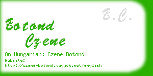 botond czene business card